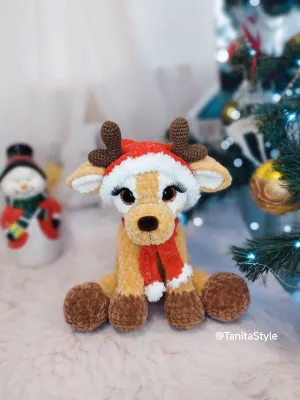 Новогодний оленёнок — TanitaStyle модное вязание